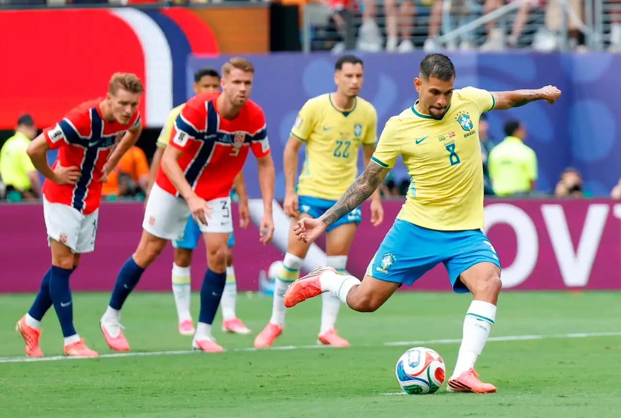 Brasil é superado pela Noruega em Nova Jersey
